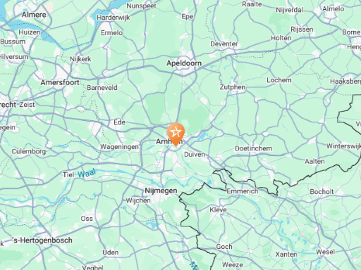 arnhem pin kaart